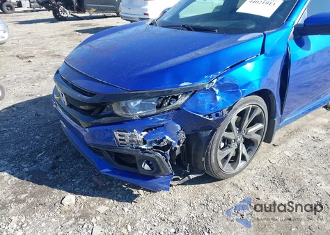 2019 Honda Civic Sport from USA, damaged, VIN 2HGFC2F84KH586535